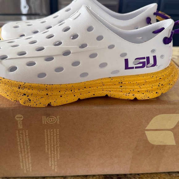 REVIVE New W/O tags 
LSU White and Yellow Slip-On Shoes. main image 7